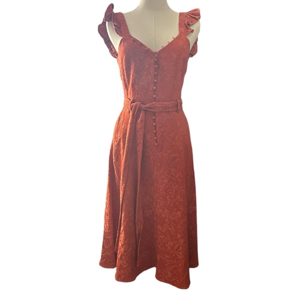 Endless Rose Orange Ruffled Dress - Picture 6 of 6